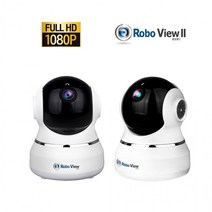 로보뷰2 IP카메라 해킹방지 1080P 풀HD 200만화소 무선 CCTV 홈캠 초고화질 화이트 ROBO-2