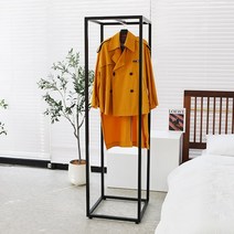 코코디피 가루 옷가게 디스플레이 옷걸이 디자인 행거 맞춤 주문제작 긴옷 롱패딩 롱코트 롱원피스 헹거, 브론즈붓칠