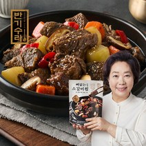 반기수라 뼈없는 순살 소갈비찜 5팩x500g, 500g, 5팩, 상세 설명 참조