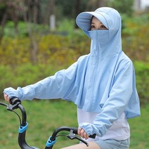 여성모자 바람막이 2in1 햇빛 판초 조깅 썬캡 3063xq