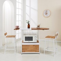 오너클랜 [히트가구] CZ371 홈바테이블 멀바우 1200 2type 4colors, 골드스퀘어