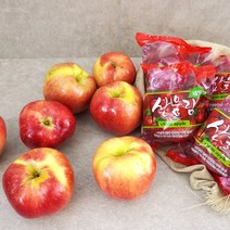 [더조은푸드] 새콤달콤 경북 햇 홍로 세척사과 (실속형) 2kg, 1박스, 홍로 세척사과 (실속형) 2kg 14-16과