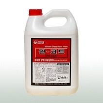 바닥 관리용 원코트 왁스 3.75L 광택제 시공 대리석 목재 데코타일