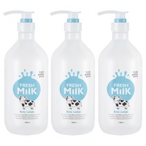 플로르드망 프레시 밀크 바디 로션 1000ml, 3개