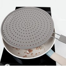 1+1 실리콘 프라이팬 덮개 팬커버 생선 튀김 기름 튐방지 방지, 30cm 2개