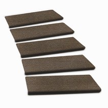 케이알펫츠 반려동물 미끄럼방지 계단식 부치는 매트 5매입 1세트, 커피