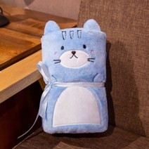 플란넬 큐티 애니멀 무릎담요 미니 극세사 사무실 차량용 학생담요