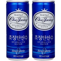 초정탄산수 플레인 250ml x 30캔 탄산음료, 단품