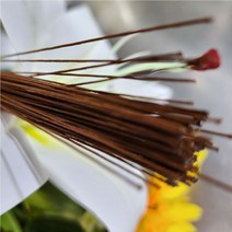 지철사/꽃철사 밤색(약72cm_100개)/꽃포장 선물포장