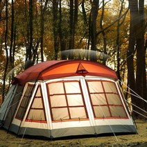 터널텐트 백패킹 글램핑 대형돔 감성캠핑, 8인용 텐트