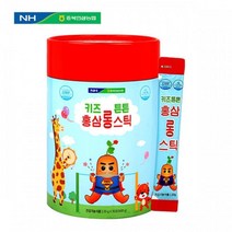 충북인삼농협 키즈튼튼 홍삼롱스틱 20g 30포 1통 1개월분 파인애플맛 6년근홍삼