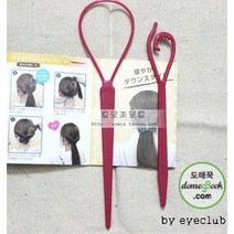 헤어가이드스틱 반묶음머리 헤어가이드 셀프헤어스타일링 셀프스타일링 셀프올림머리 묶음머리 반묶음 당고, BT-1type