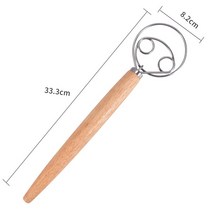 반죽기 제빵 생크림 믹싱기 전동 빵 가정용 밀가루대형 핸드 덴마크 반죽 털 빵 믹서 스테인레스 스틸 케이, 02 B Double Circle