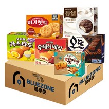오리온 롯데 케이크 파이과자 6종 카스타드(12입)+후레쉬베리(12입)+참붕어빵(12입)+오뜨(6입)+마가렛트(16입)+몽쉘생크림(12입), 1세트