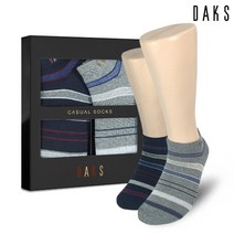 [갤러리아] 닥스 양말[DAKS]닥스양말 스니커즈오색링글 신사2족세트(20824-1)
