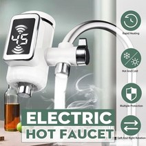 electric hot faucet water heater kitchen cold heating faucet tankless 디지털 순간 온수기 water tap with adap