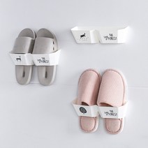 북유럽디자인 실내화걸이 슬리퍼 거치대 실내화정리대 부착식, 민들레잎