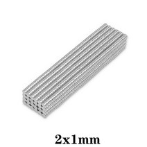 초강력 네오디움자석 다이소자석 네오디움자석 다이소 100 10000pcs 2x1 작은 원형 21mm 자기 2x1mm 영구 ndfeb 강한 21 미니 디스크, 1000개