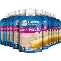 거버 2단계 파우치 씨터 바나나 99g 12개 Gerber Baby Pouches 2nd Food for Sitter Banana
