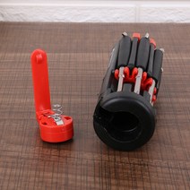 8-in-1 스크루 드라이버 키트 필립스 세트 다기능 수공구 손전등, 01 Battery free