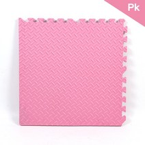 보온재 스포츠 보호 리프 그레인 바닥 매트 개 요가 피트니스 미끄럼 방지 접합 러그 두꺼운, Pink+8pcs
