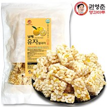 [미래웰푸드] 유자쌀강정 400g 유자쌀과자 권영춘명과 수제강정 해썸마크, 1개