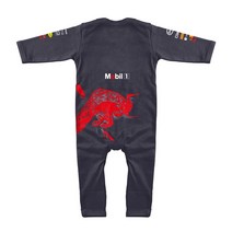 레이싱슈트 바이크슈트베이비 보이 크루 넥 긴 소매 점프 슈트 팬 레이싱 크롤링 2023 년 신제품 F1 레드, 01 ET12C20231914M