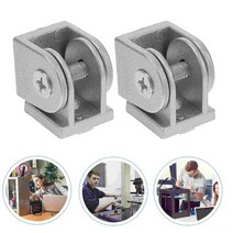 알루미늄각파이프 각파이프규격 피벗 조인트 알루미늄 압출 커넥터 프로파일 유연한 사각 튜브 금속 아연, 01 Silver