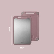 도마 스텐레스 양면도마 위생 살균304 스테인레스 스틸 양면 주방 과일 주방 롤링, 분홍색, 40x25cm