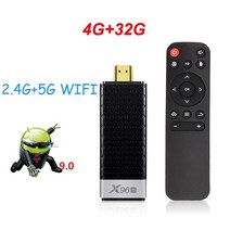 스마트TV 안드로이드TV vontar tv box x96s x96 스틱 4k tv 스틱, 나는 플러그, 4g32g