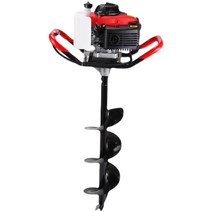 농장용 굴삭기 땅파는 구멍뚫는 기계 굴착기 드릴, 2행정 190CC20cm 직경 드릴