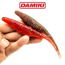 다미끼 아머쉐드 5인치 투톤 광어 우럭 다운샷 웜, 306 (오리지널 그린 펌킨)