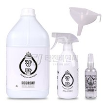 강아지 고양이 살균 소독 탈취제 고강탈 4L+500ml용기+100ml정품+깔대기