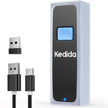 블루투스 바코드 스캐너 QR 무선 리더기 무선 2D 미니 바코드 스캐너 3-in-1 USB 유선 2.4G 블루투스 휴대, 01 2D Scanner