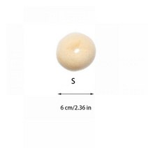 플레이트 헤어 도넛 번들 메이커 롤러 DIY 매직 탄성 폼 스폰지 스타일링 도구 공주 액세서리 Updo, AE) CHINA_Beige-S