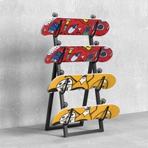 스노우보드 진열대 보관 디스플레이 매장 거치대 스키, 블랙 4겹 (길이 30 높이 72CM)