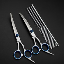 애견가위 미용도구세트 전문털도그, 업+다운+셋팅