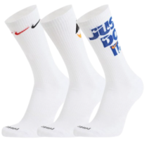 [나이키일본매장판] 나이키 에브리데이 플러스 쿠션 크루 삭스 3켤레 DH3822-902 남성 여성 장목 스포츠 양말