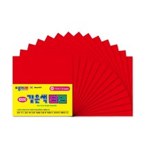 7.5x7.5 색종이 같은색 단면 15개 1세트 미술학원, 1개, 4 노랑