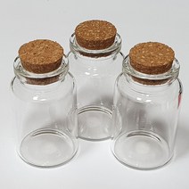 미니유리병 코르크마개 30x50mm 20개 향수 샘플 포장보관케이스 씨앗보관 향수샘플 장식소품 소원메시지 비즈보관함 향수병 샘플병 고백비밀편지 메시지카드 비밀편지 메시지