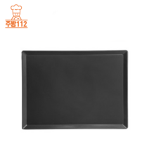 PC 테라 사각 논슬립쟁반 (대/블랙) 435x315