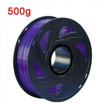 1.75mm 3d tpu 유연한 필라멘트 1kg500g250g 롤 플렉스 3d 프린터 필라멘트 플라스틱 인쇄 재료 블랙 레드 옐로우 크리스탈, 보라색 500g, 협력사