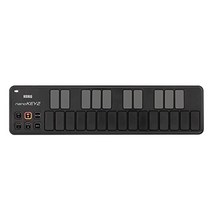 KORG Korg Classic USB MIDI 키보드 Nanokey2 BK Black Music Production DTM Compact Design 포장 소프트웨어 라이센스 25 키를 포함하여 이상, 상품명참조, 상품명참조