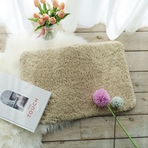 욕실발매트 주방 화장실 고급형 뽀송뽀송 논슬립 빨아쓰는 건조빠른, 베이지