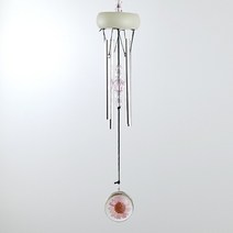 오로벨 뉴 미니, 플라워핑크 풍경종 윈드차임 네오자석 보조철판포함