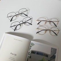 다각형메탈안경[블루라이트렌즈포함] 로버츠안경 슬기로운의사생활 시력보호