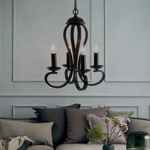 예스케이라이팅 파브4등 샹들리에 인테리어조명 식탁등 주방등 팬던트 식탁조명 주방조명, 파브4등 블랙