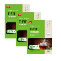 친환경 생분해 스트링파우치 티필터 90매X3팩 II 손잡이가 있어 차우리기 짱