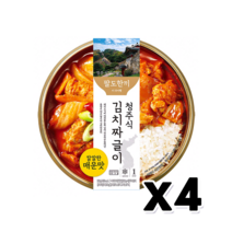 팔도한끼 청주식 김치짜글이 즉석식 500g x 4개, 단품