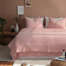 모달와플 홑이불 사계절이불 여름이불 쇼파커버 SS/Q/K -13color, 퀸&킹겸용 홑이불 단품, 핑크